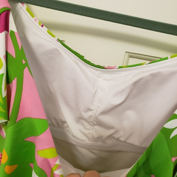 NWT Trina Turk Swim & Spa Collection Tropical Print Swimsuit Size 12, Ret. $132 - Picture 5 of 6